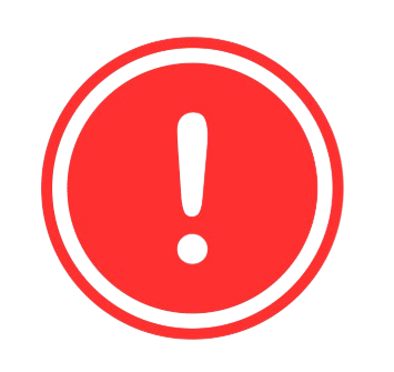 유의사항 아이콘